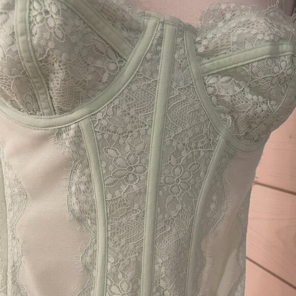 020 Urban Outfitters Out From Under Modern Love Corset Top NWOT Size XLarge - Picture 3 of 11